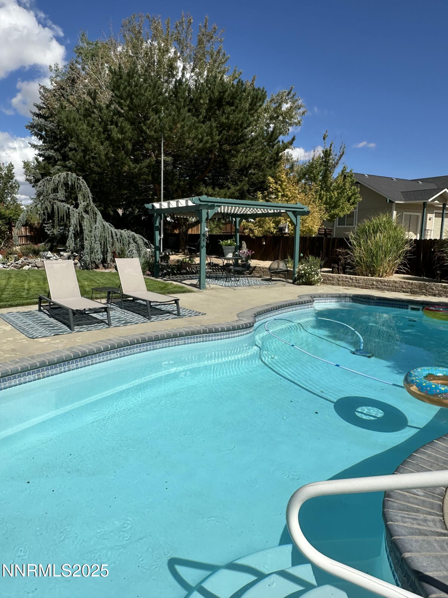 25 Nives Court Sparks, NV 89441 - Photo 40 of 67 a view of a swimming pool with a patio
