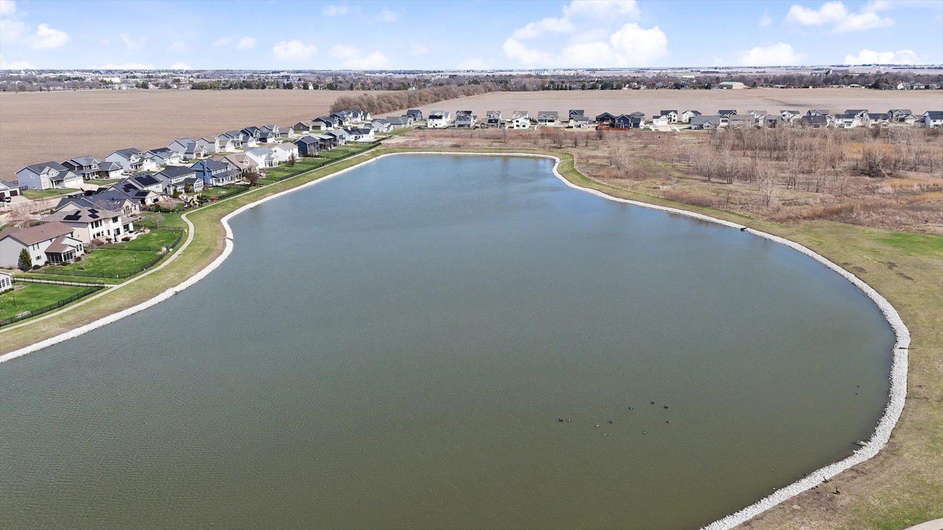 1117 Declaration Drive Savoy, IL 61874 - Photo 55 of 56 an aerial view of ocean and residential houses with outdoor space