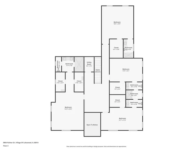 $825,000 | 9804 Palmer Drive, Lakewood, IL 60014