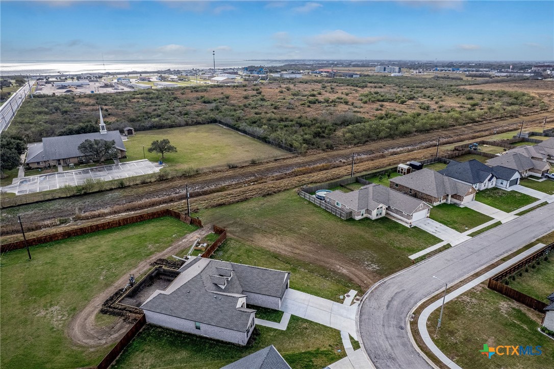 101 Opal Way Port Lavaca, TX 77979 - Photo 4 of 8 an aerial view of a house with a ocean view