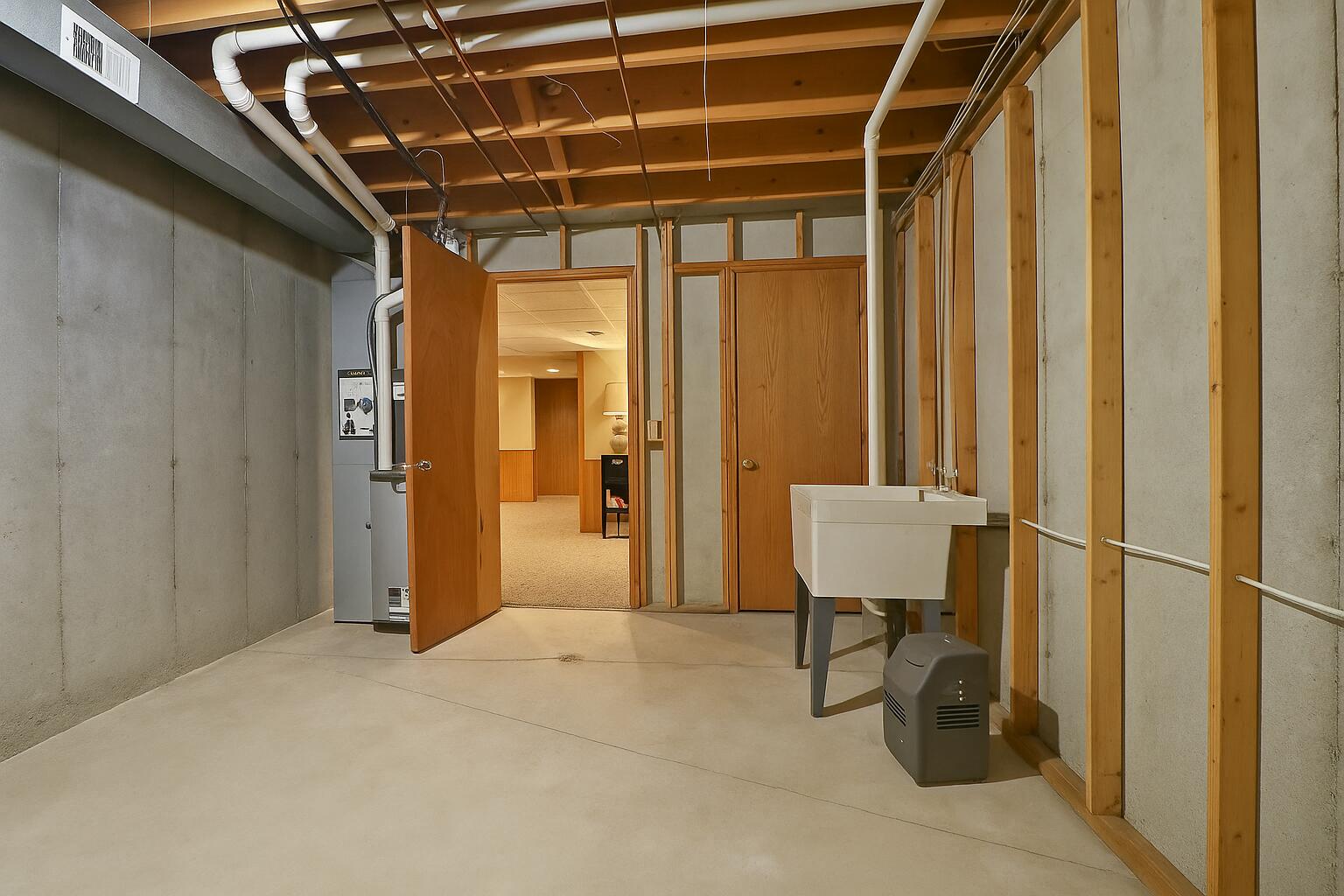 7646 46th Avenue Pleasant Prairie, WI 53142 - Photo 36 of 36 Basement Utility Room with Open Door