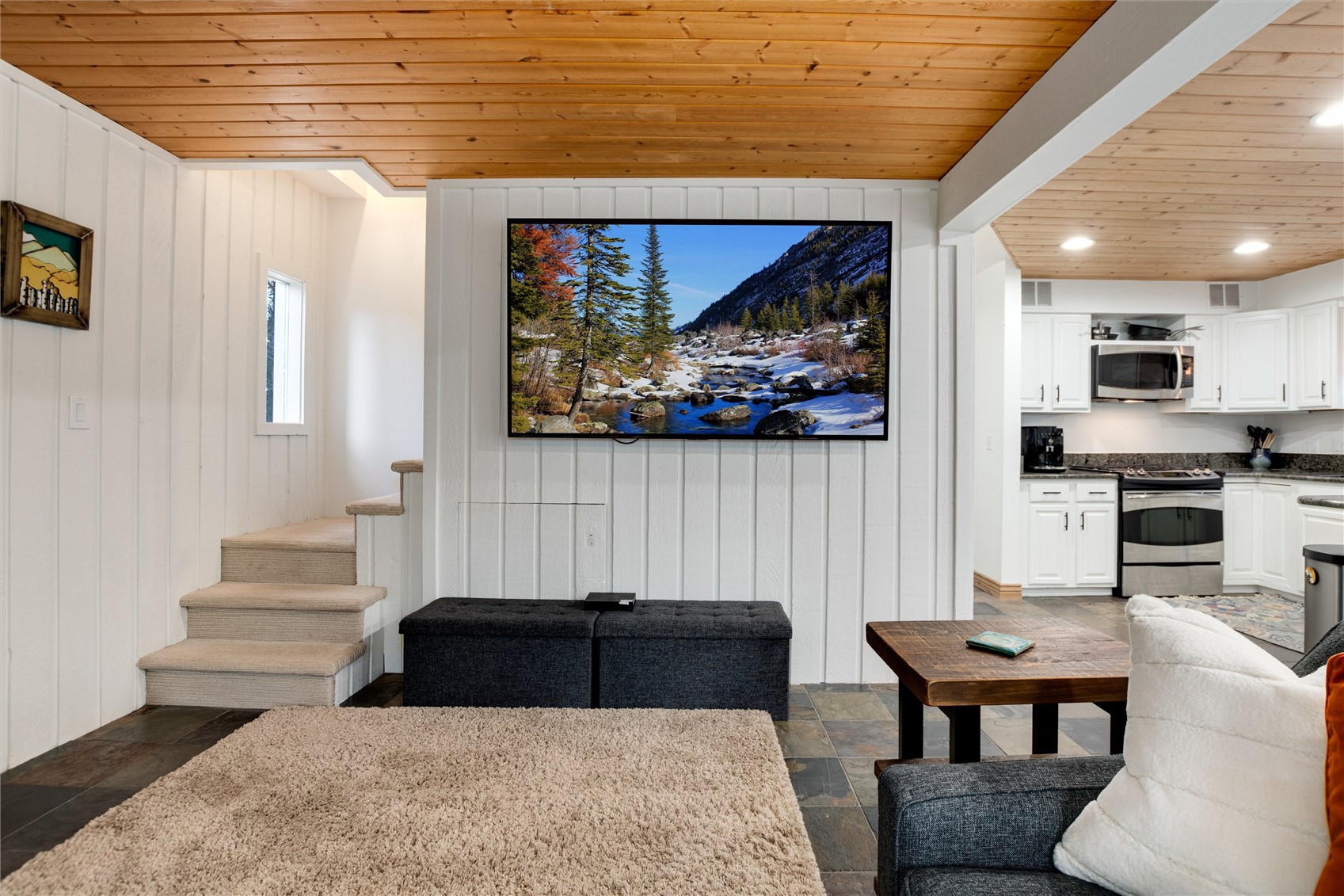 384 Blue Ridge Road Breckenridge, CO 80424 - Photo 11 of 39 a living room with furniture and wall painting