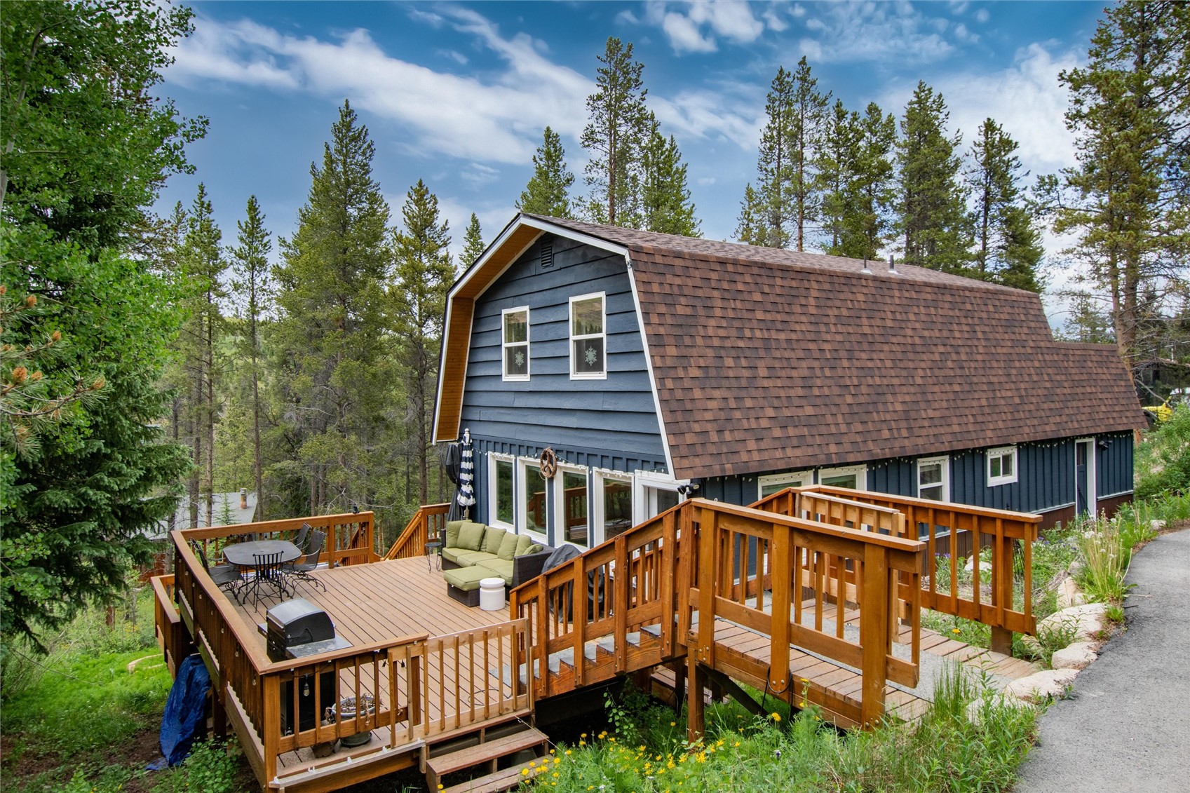 384 Blue Ridge Road Breckenridge, CO 80424 - Photo 13 of 39 front view of a house with a yard