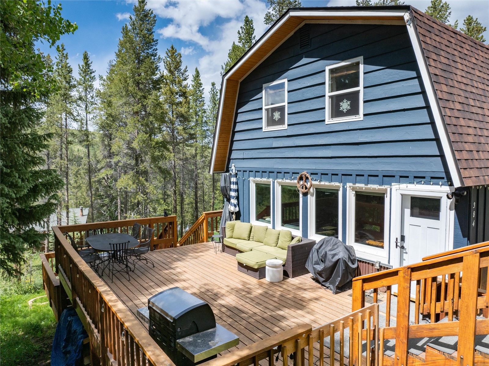 384 Blue Ridge Road Breckenridge, CO 80424 - Photo 33 of 39 a view of a roof deck with furniture
