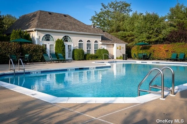 a view of a house with pool