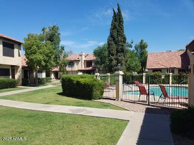 3719 East Inverness Avenue, Unit 91 Mesa, AZ 85206 - Photo 3 of 28 a view of a house with a swimming pool