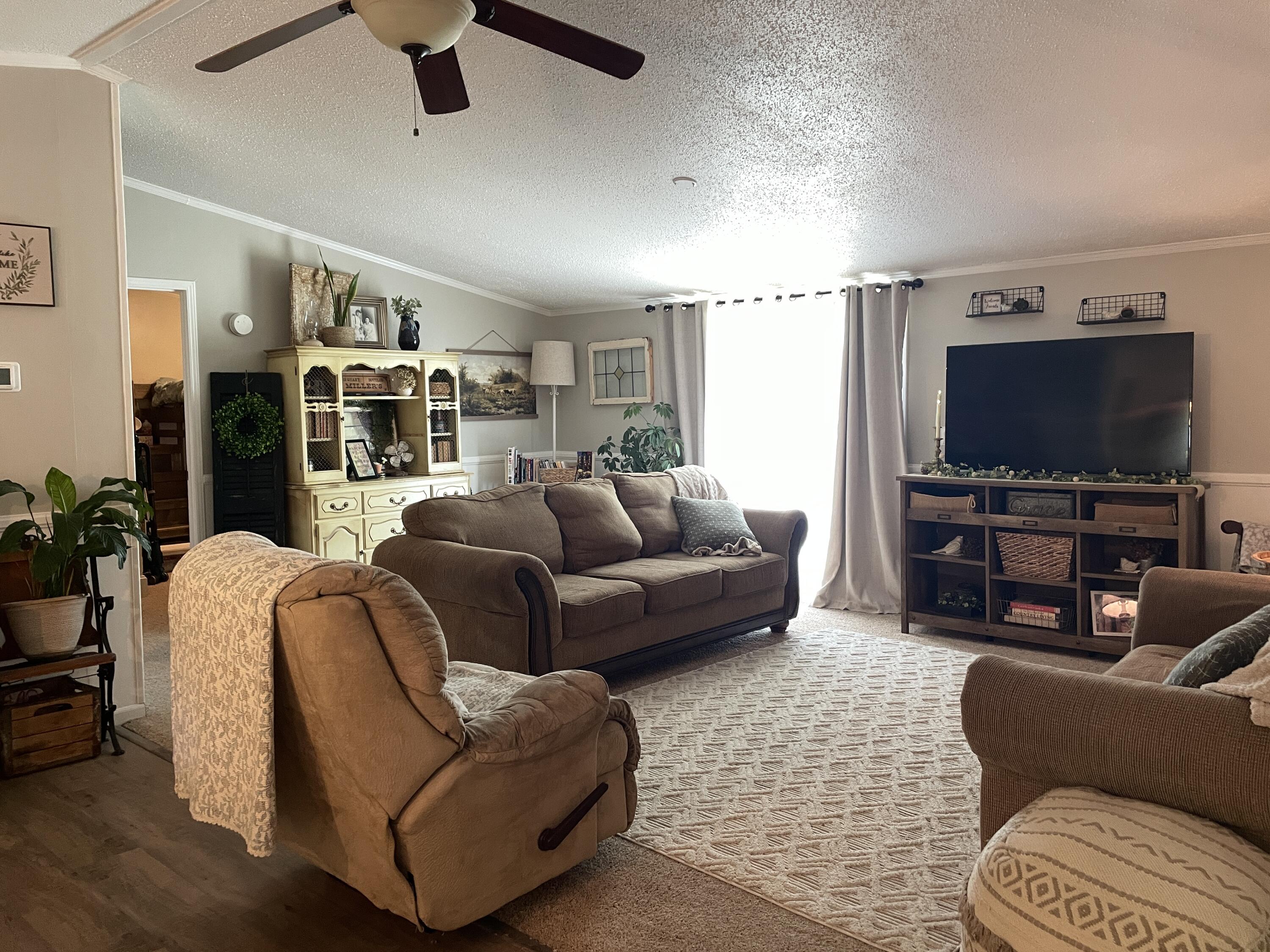 2166 Healing Springs Road Blackville, SC 29817 - Photo 2 of 43 a living room with furniture and a flat screen tv