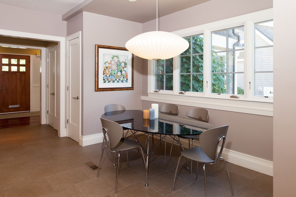 86 Pickwick Road Newton, MA 02465 - Photo 5 of 16 a view of a dining room with furniture window and outside view