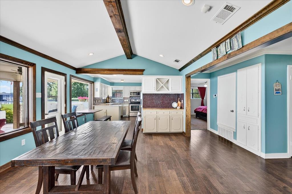 114 Baker B Ranch Road Trinidad, TX 75163 - Photo 7 of 25 a view of a dining room with furniture window and wooden floor