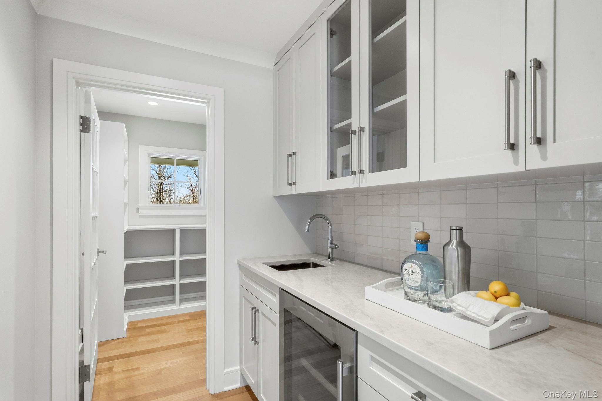 39 A Barlow Lane Rye, NY 10580 - Photo 11 of 48 Butler Pantry and Pantry Located Between Dining Room and Kitchen