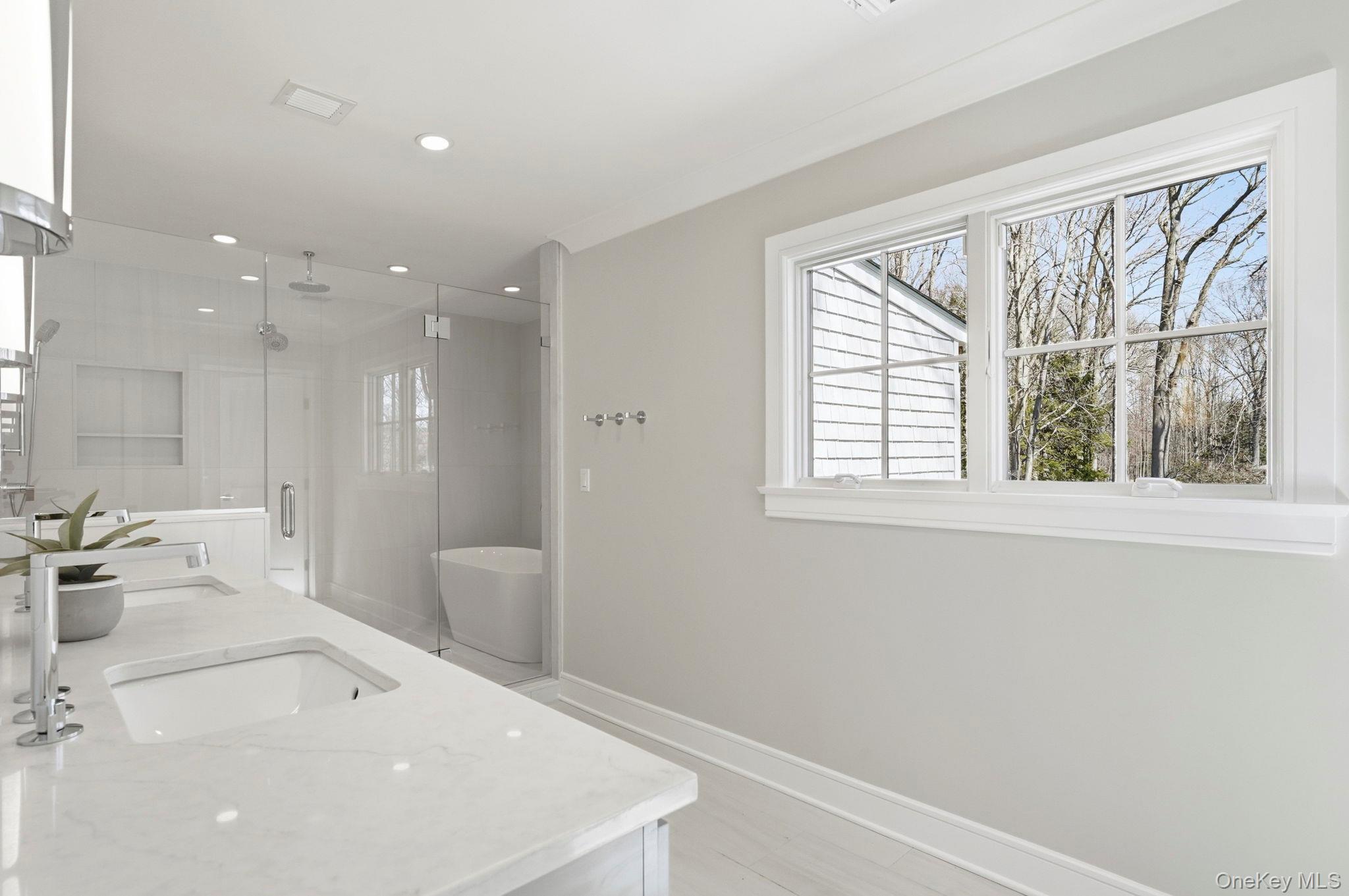 39 A Barlow Lane Rye, NY 10580 - Photo 22 of 48 Primary Bath with Wet Room