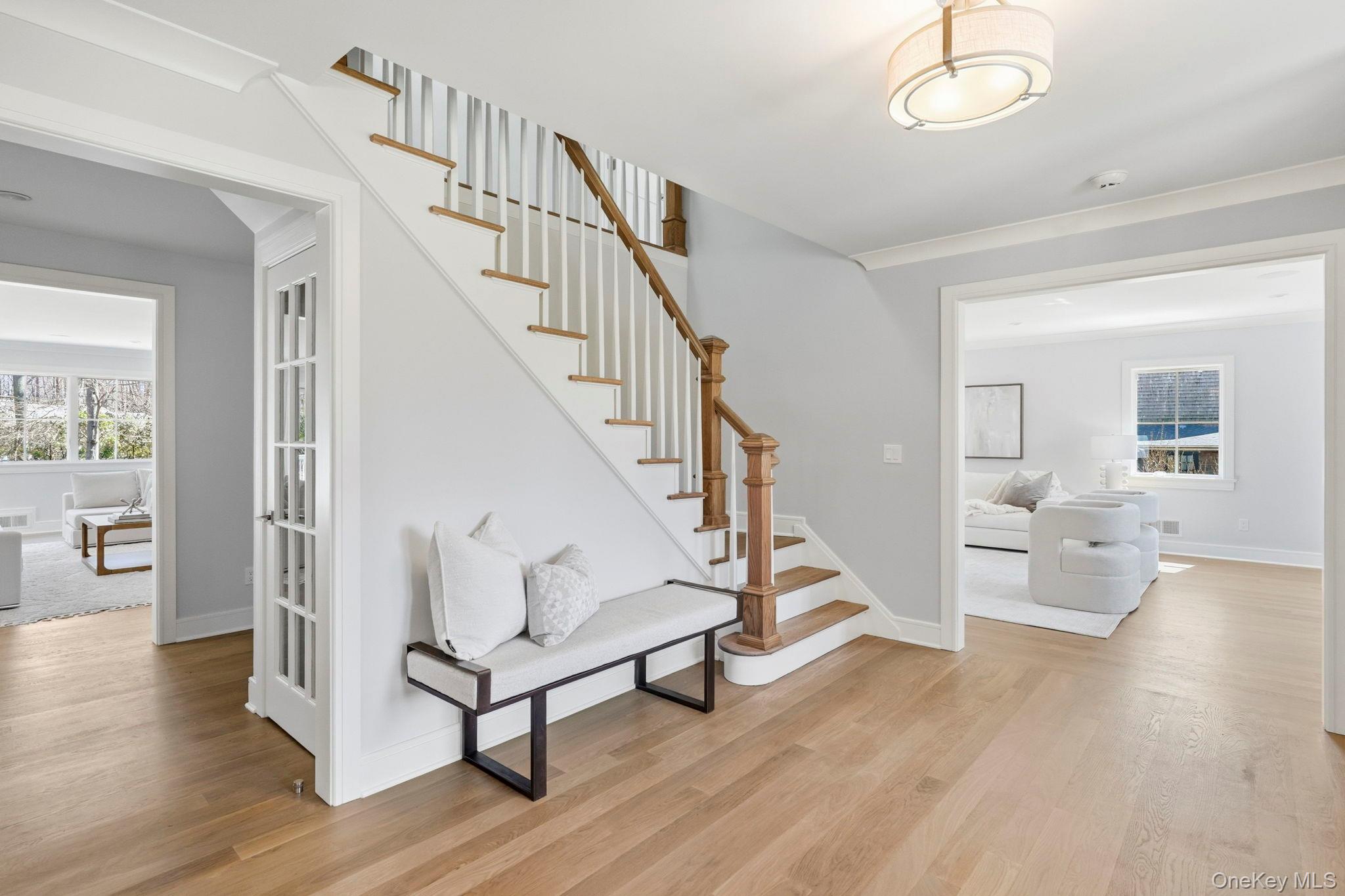 39 A Barlow Lane Rye, NY 10580 - Photo 3 of 43 Large Foyer with Two Coat Closets and Powder Room