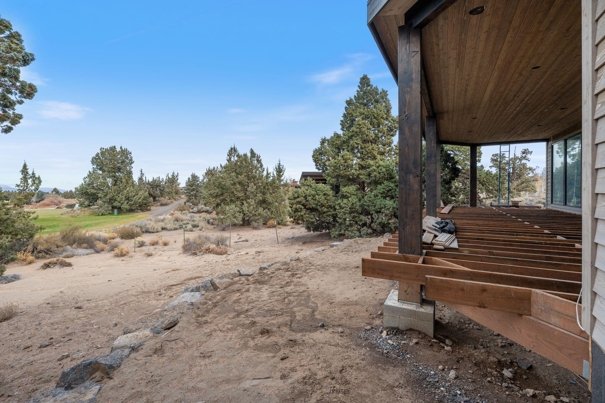 22936 Ghost Tree Lane Bend, OR 97701 - Photo 42 of 74 a view of a backyard with chairs