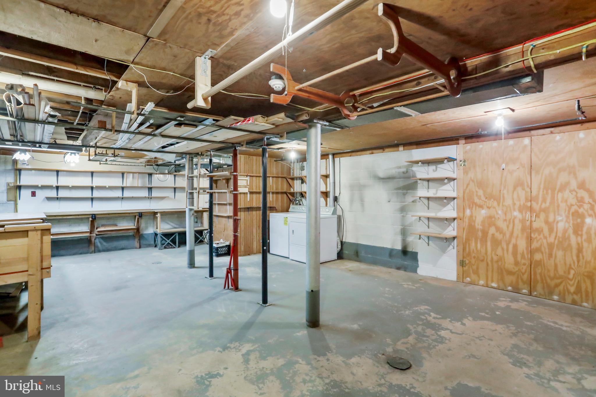 208 Fulton Street Hancock, MD 21750 - Photo 21 of 33 a view of empty room with wooden ceiling
