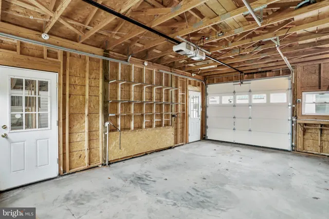 a view of a room with an empty space