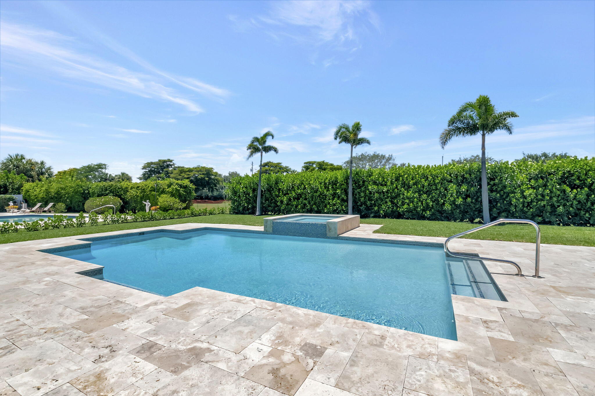 902 Foxpointe Circle Delray Beach, FL 33445 - Photo 36 of 43 a view of a swimming pool with a yard