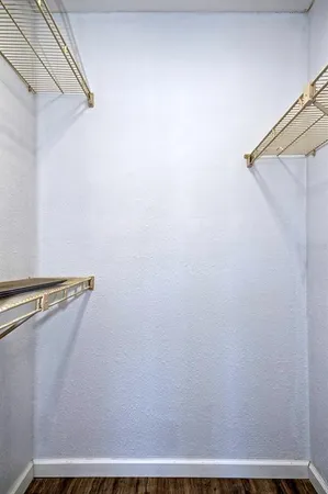 a view of a rack on the wall