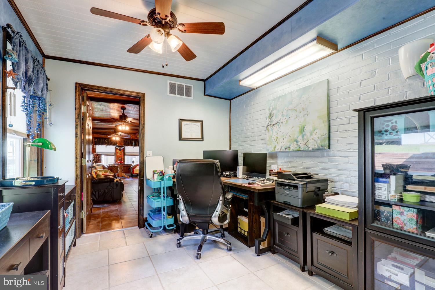 912 Perry Road Lititz, PA 17543 - Photo 21 of 50 a view of a workspace with furniture and a workspace