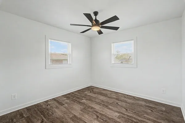 wooden floor in an empty room