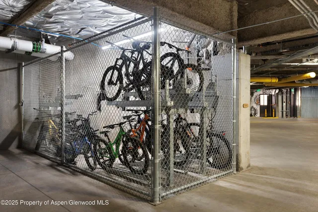 a car parked in garage