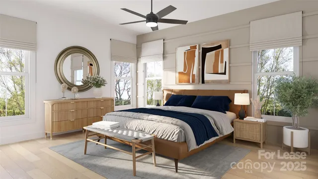 a view of an buildings from the balcony