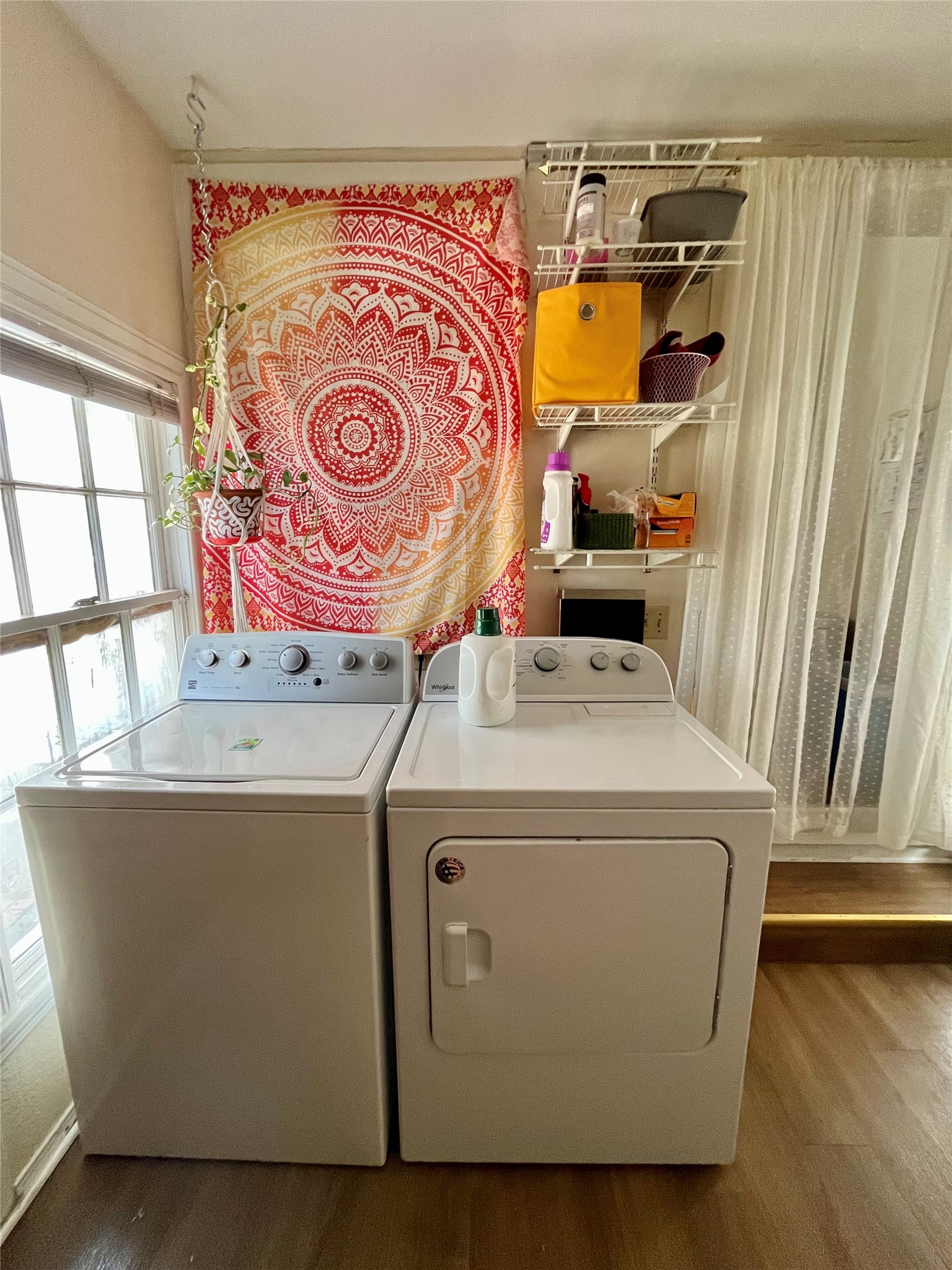 3009 Cherrywood Road, Unit A Austin, TX 78722 - Photo 8 of 13 laundry room is centrally located centrally located behind the kitchen