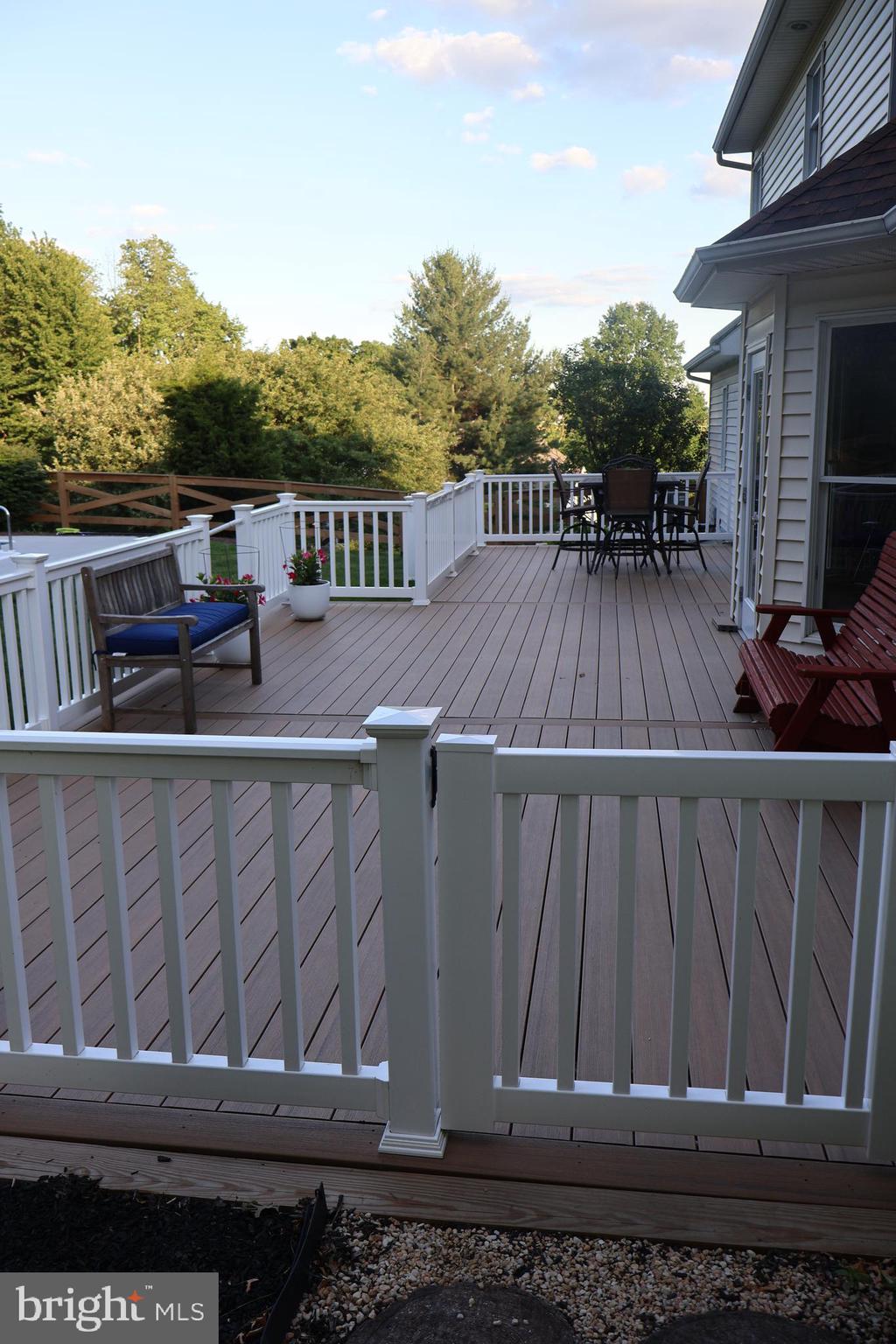 509 Buchland Road Narvon, PA 17555 - Photo 68 of 94 a view of balcony with wooden floor and outdoor seating