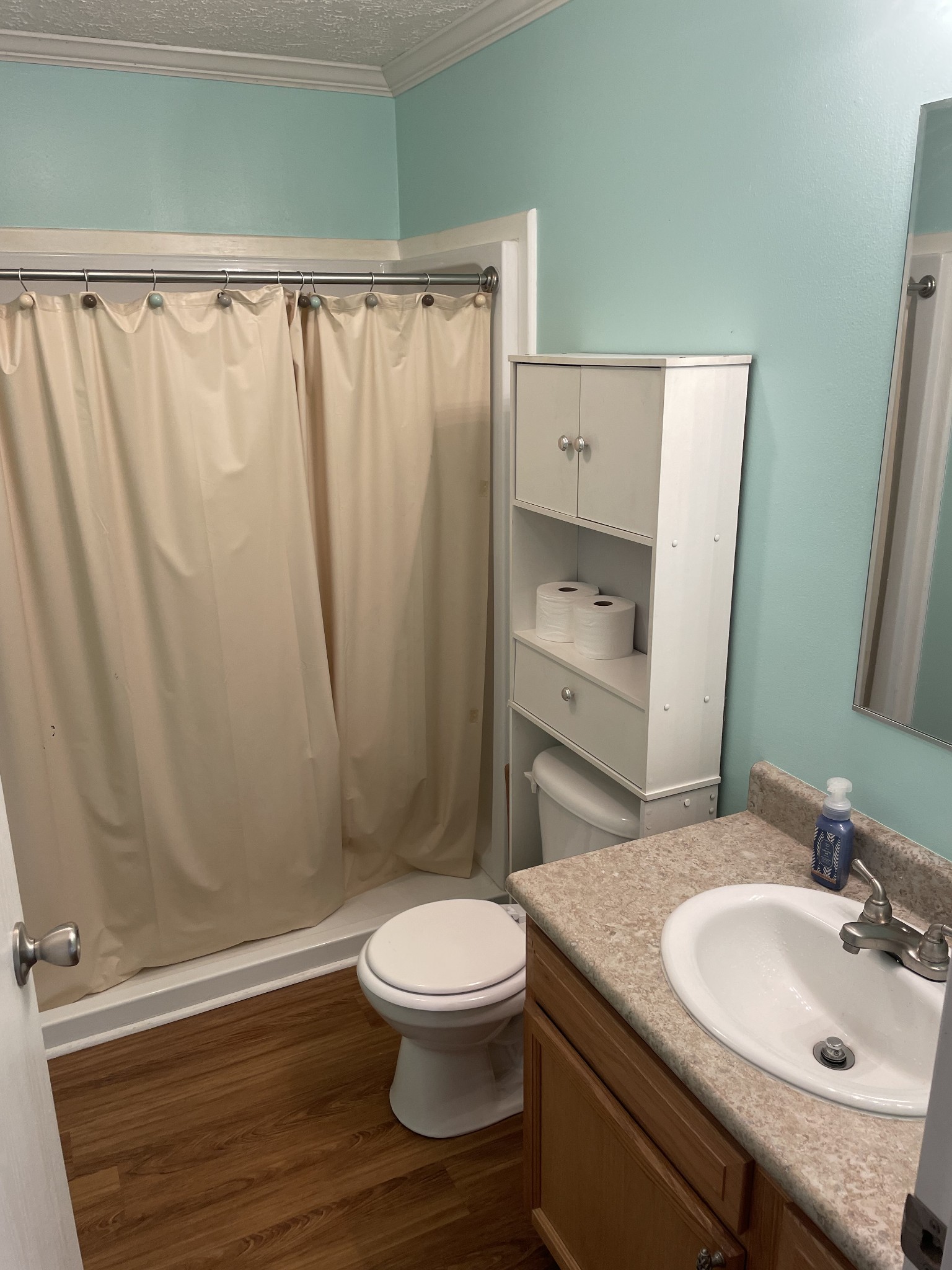 379 Dady Road McEwen, TN 37101 - Photo 30 of 34 a bathroom with a granite countertop sink toilet and shower