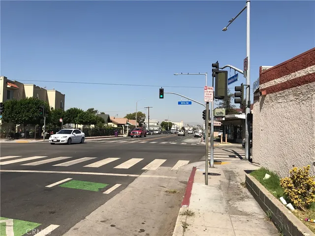 a view of street with cars
