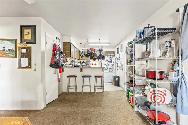 a view of storage and utility room