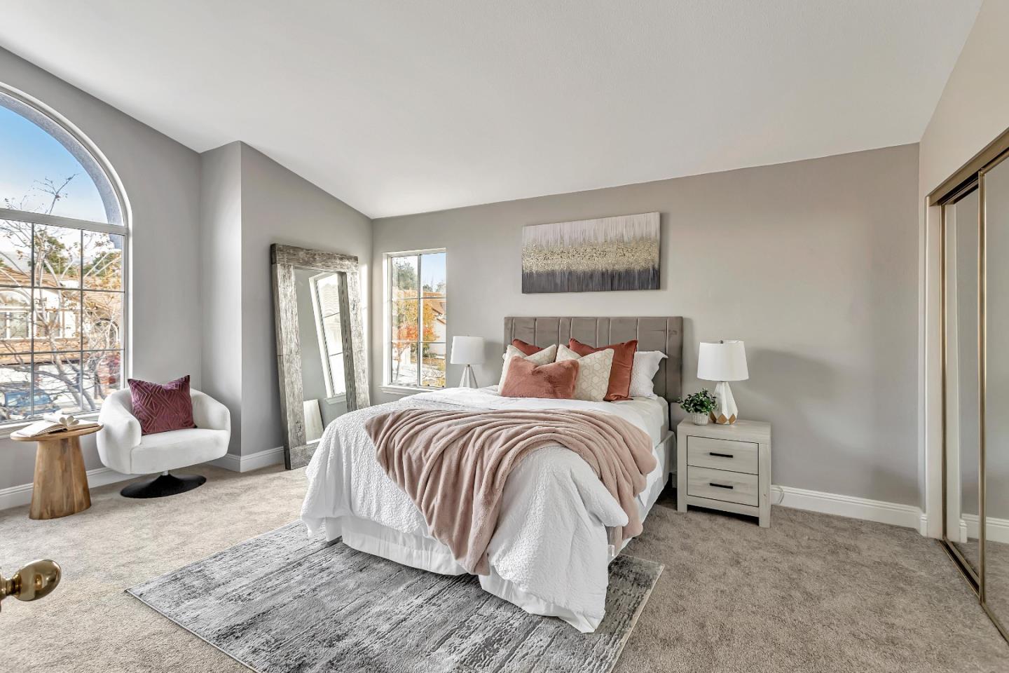 1173 Eagle Ridge Way Milpitas, CA 95035 - Photo 19 of 30 a bedroom with a bed and a couch