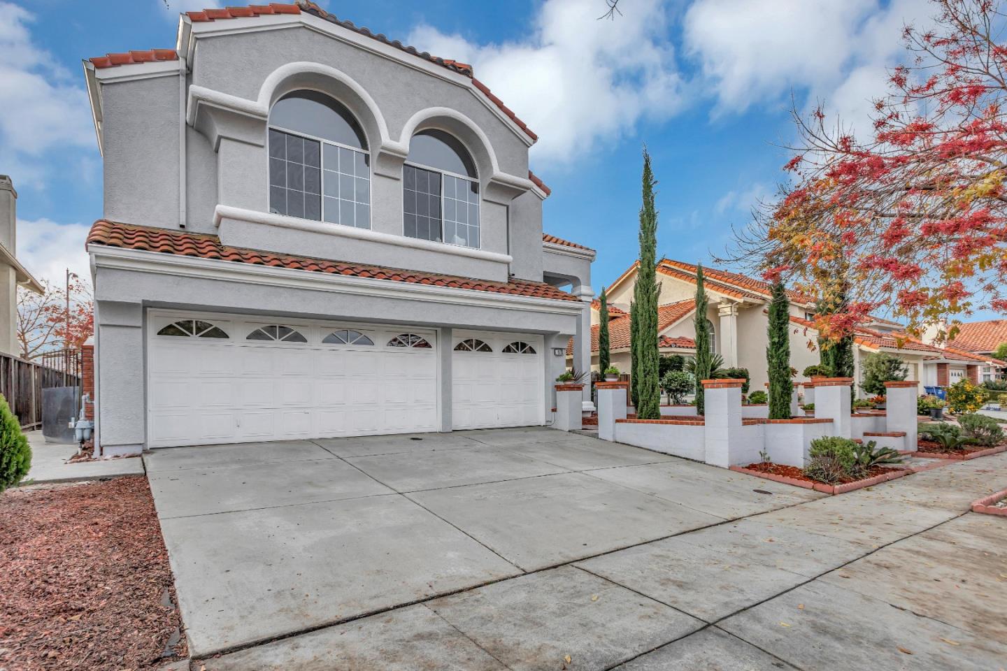 1173 Eagle Ridge Way Milpitas, CA 95035 - Photo 22 of 30 a view of a white house with a outdoor space