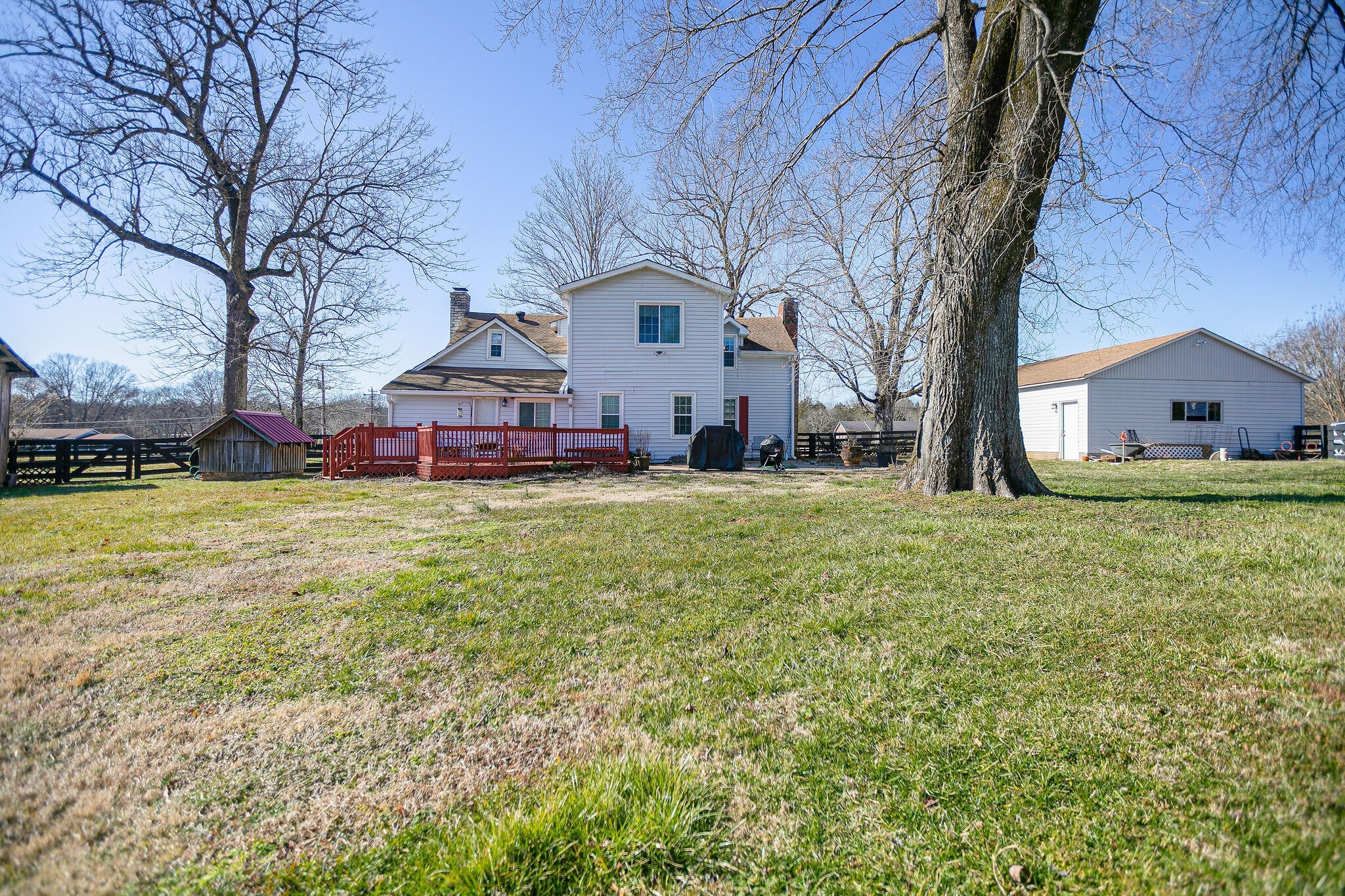 4252 North Chapel Road Franklin, TN 37067 - Photo 26 of 35 a view of a house with a big yard and large tree