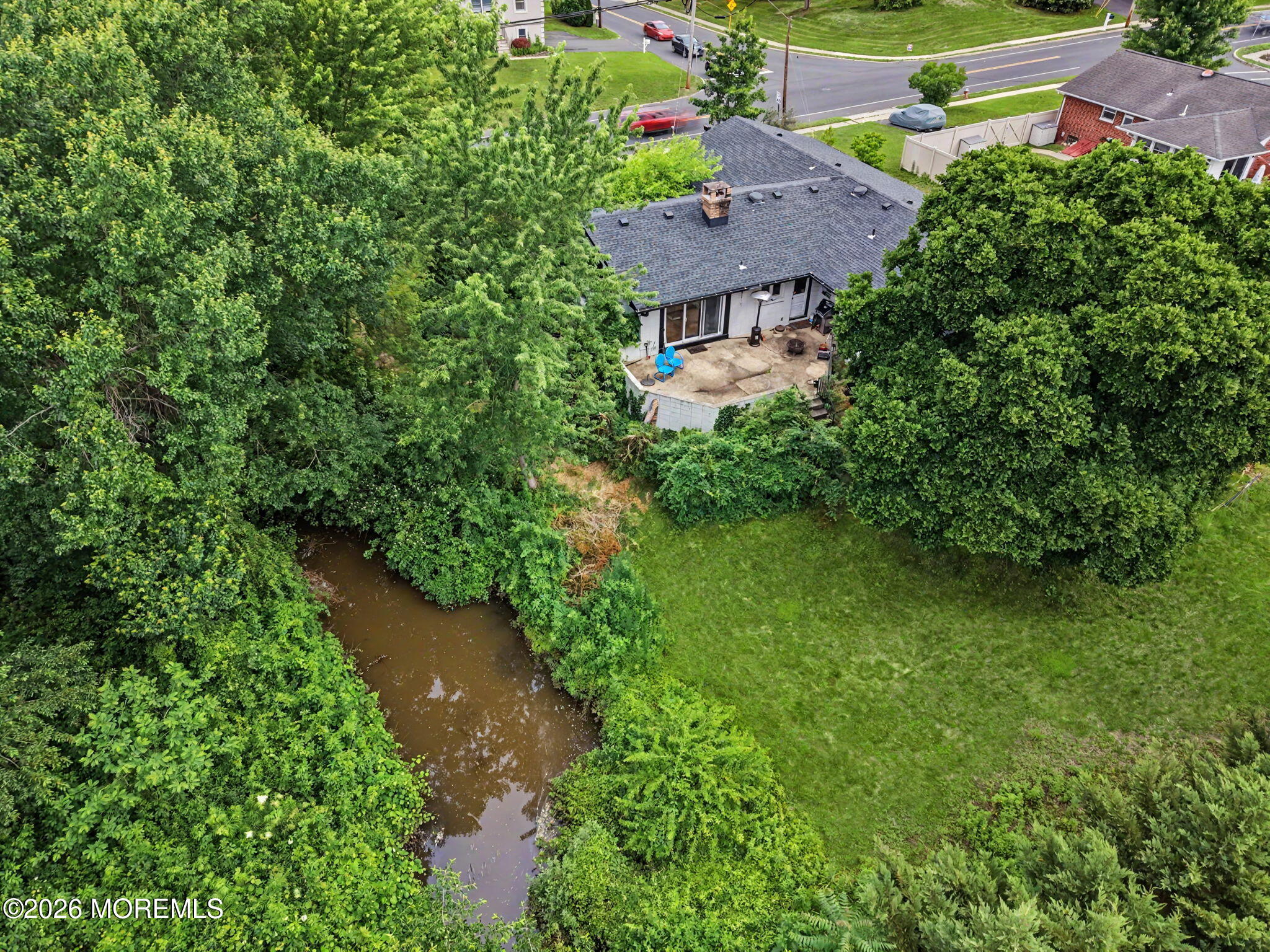 699 Aldrich Road Howell, NJ 07731 - Photo 27 of 30 an aerial view of house with yard and outdoor seating