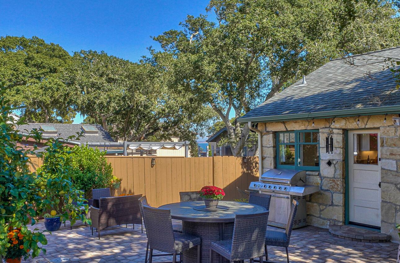 324 Eardley Avenue Pacific Grove, CA 93950 - Photo 24 of 29 an outdoor space with furniture and umbrella