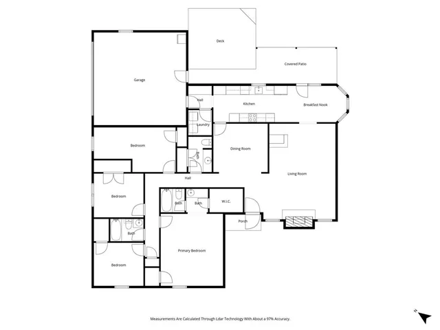 a picture of a bathroom with a shower