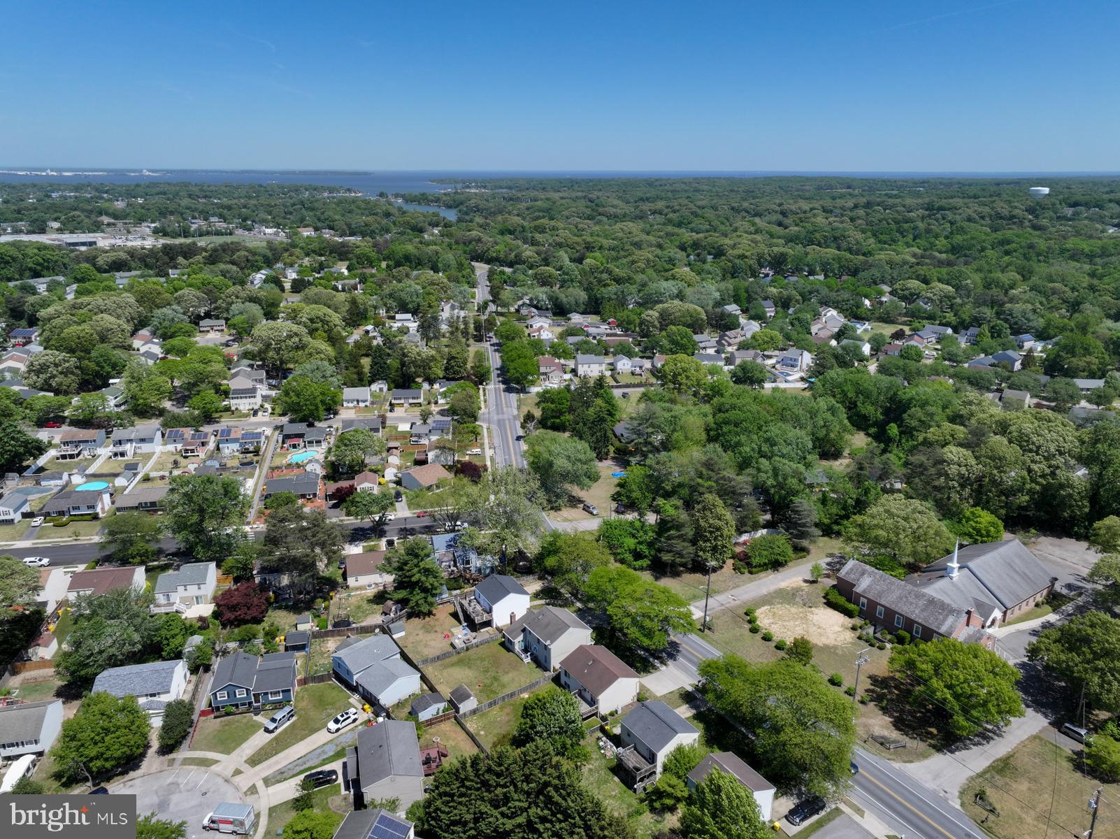 7838 Tick Neck Road Pasadena, MD 21122 - Photo 18 of 20 an aerial view of residential houses with outdoor space and trees