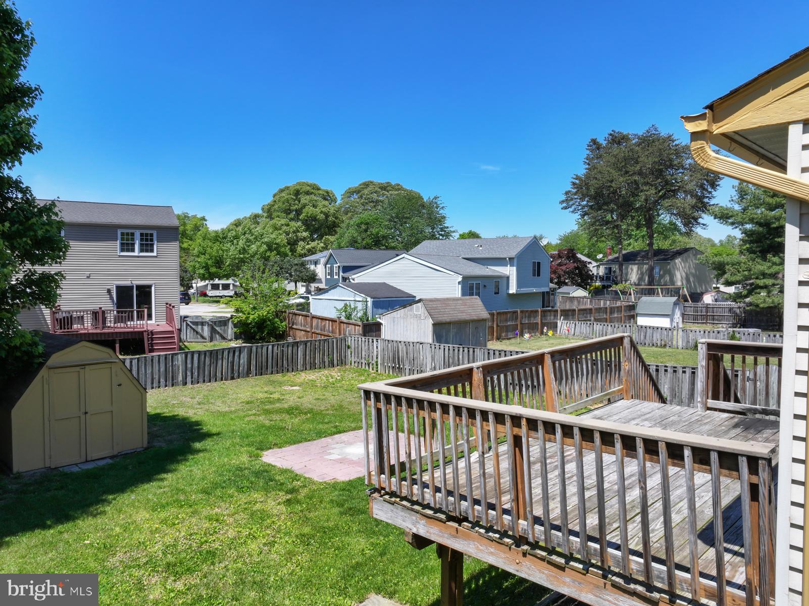 7838 Tick Neck Road Pasadena, MD 21122 - Photo 7 of 20 a view of a deck with a backyard