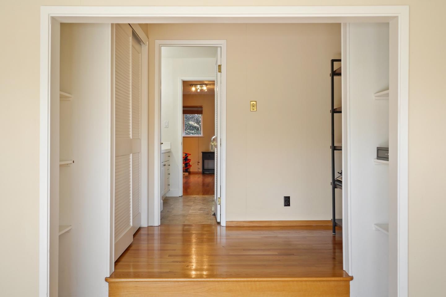 4015 Marsten Avenue Belmont, CA 94002 - Photo 23 of 53 a view of a hallway with wooden floor