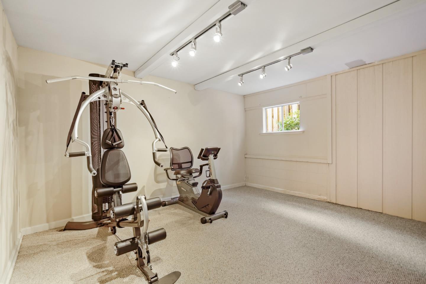 4015 Marsten Avenue Belmont, CA 94002 - Photo 51 of 53 a view of a room with gym equipment