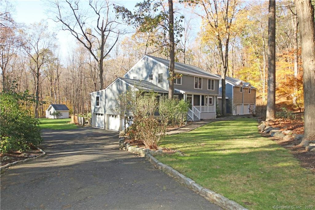 53 Old Stagecoach Road Redding, CT 06896 - Photo 1 of 1 a view of a house with a yard