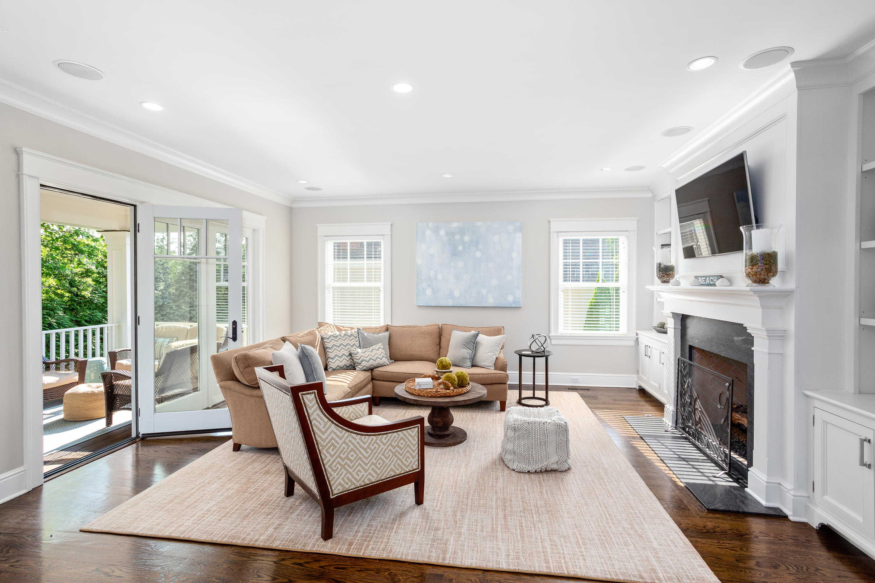 9 Concord Lane Darien, CT 06820 - Photo 13 of 36 a living room with furniture fireplace and window
