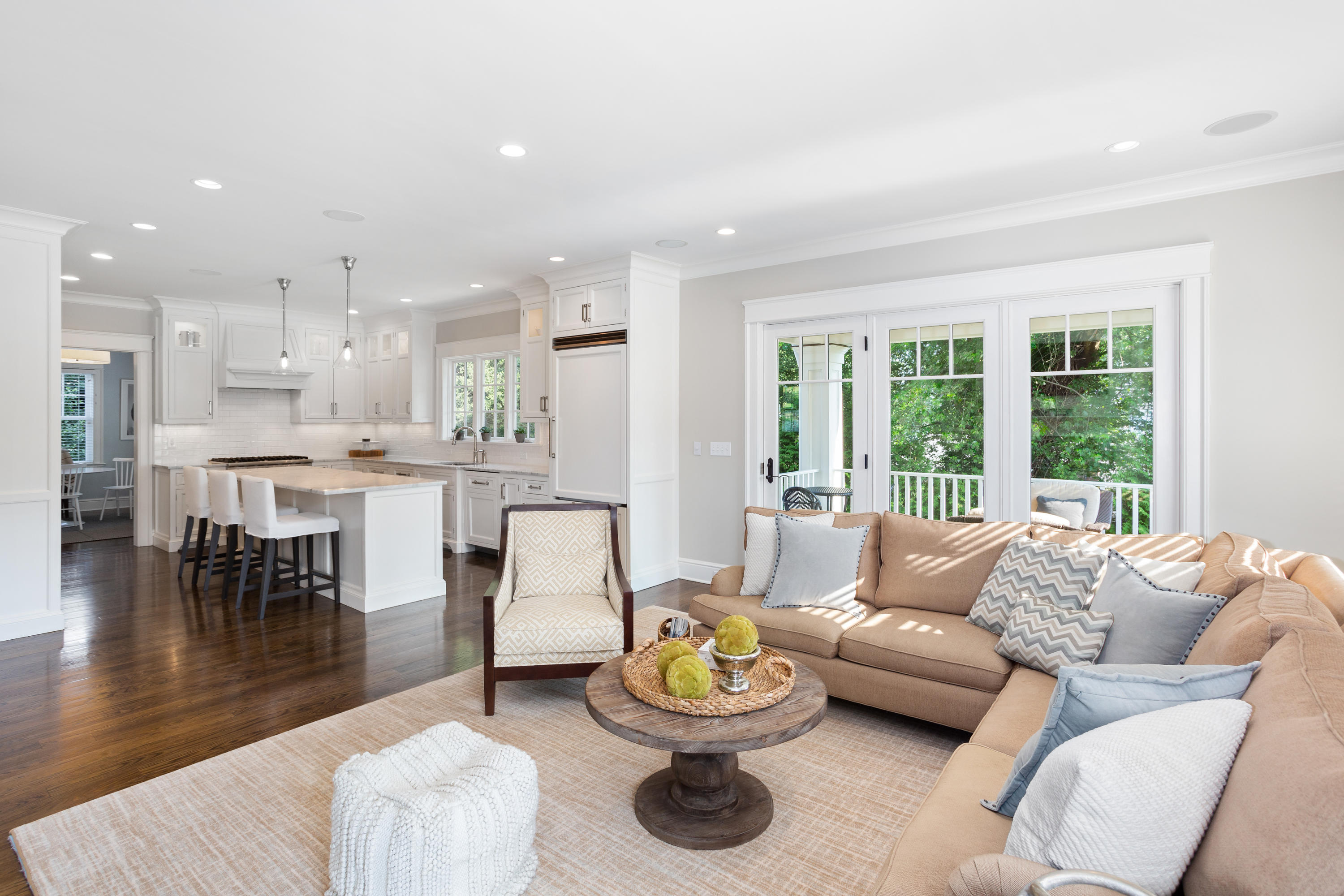 9 Concord Lane Darien, CT 06820 - Photo 15 of 36 a living room with furniture and a large window