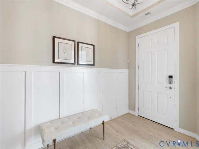 a view of an empty room