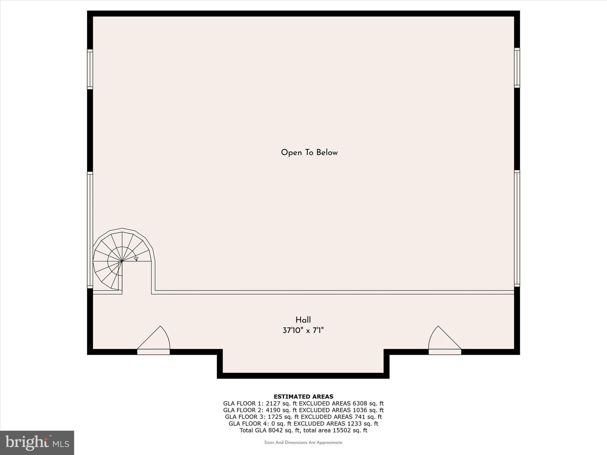 3468 Holicong Road Doylestown, PA 18902 - Photo 41 of 42 4th Floor-plan The barn Playroom/office