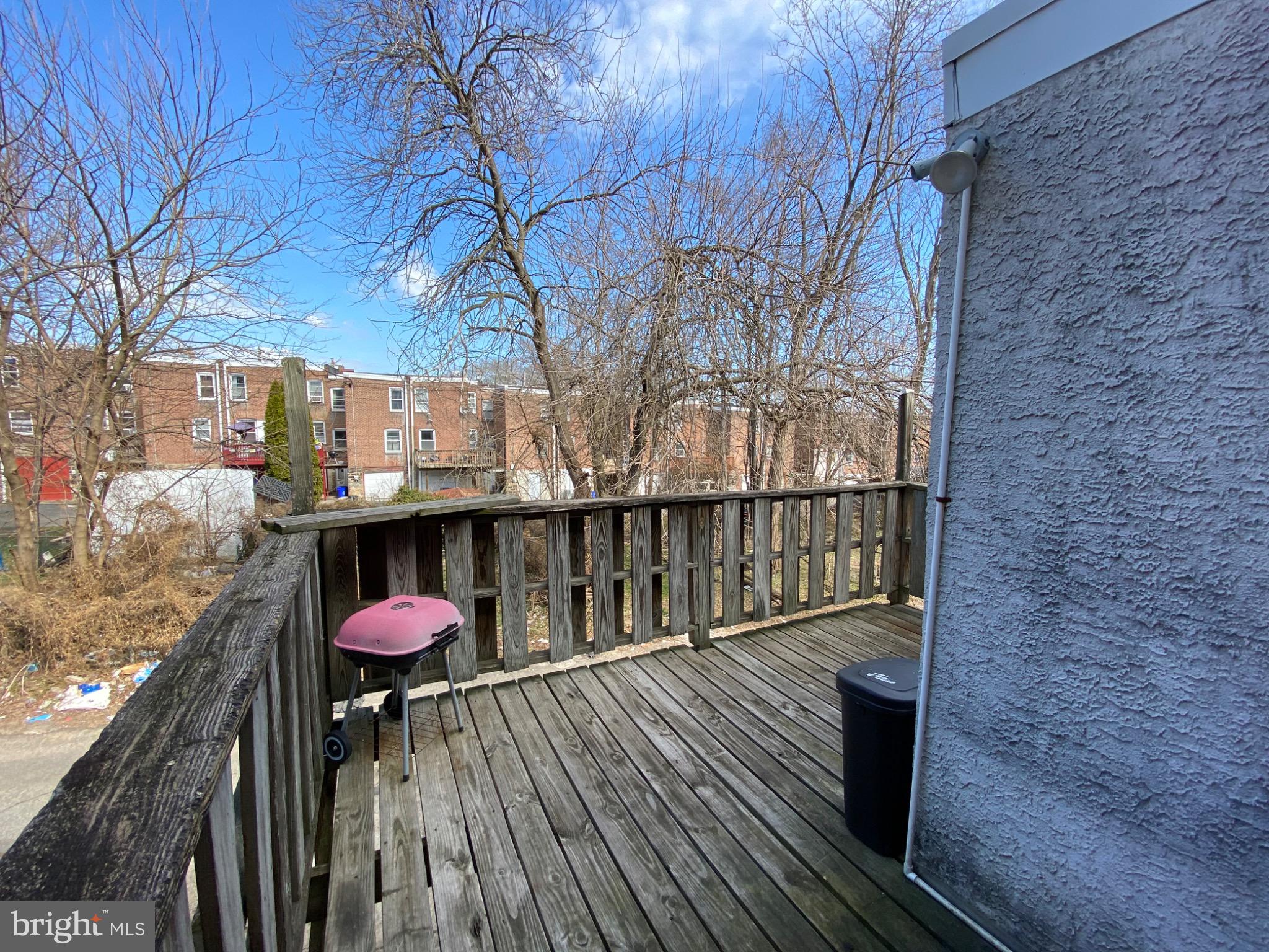 6993 Guilford Road Upper Darby, PA 19082 - Photo 18 of 21 Sunny deck with a view of nature.