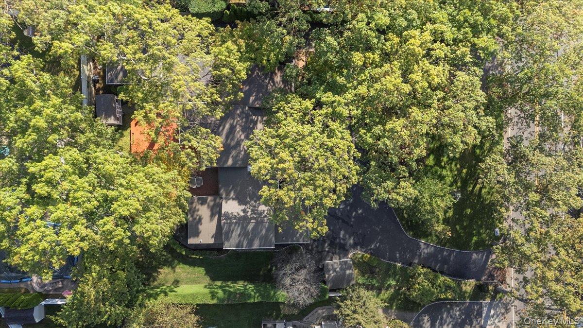 1109 Round Swamp Road Old Bethpage, NY 11804 - Photo 44 of 50 an aerial view of a house with a yard and large tree