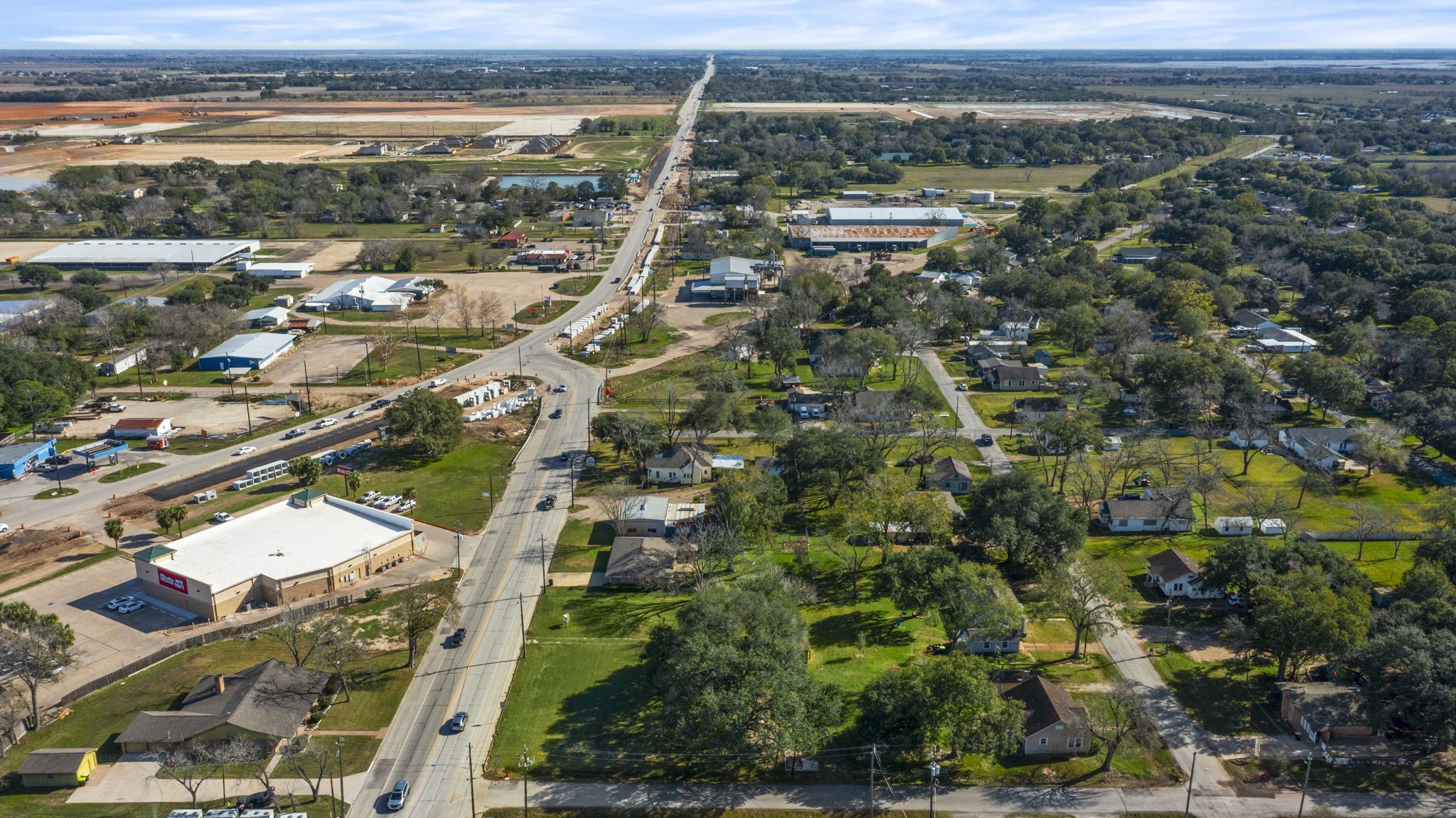 9310 Main Street Needville, TX 77461 - Photo 25 of 27 a view of a city with lots of trees