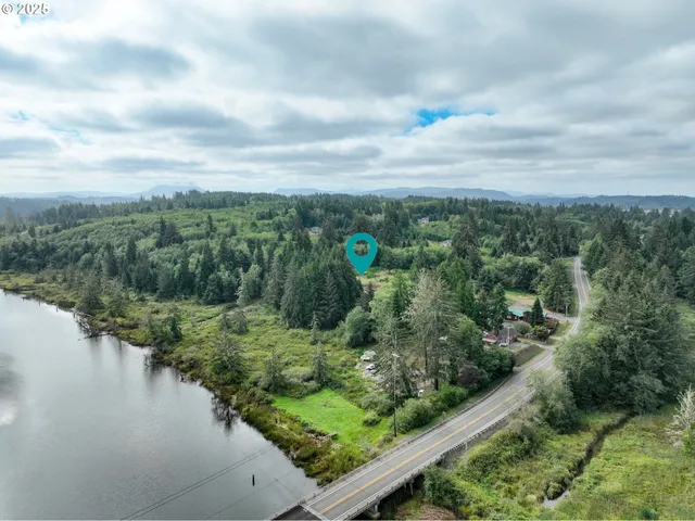 a view of a lake with top of stairs