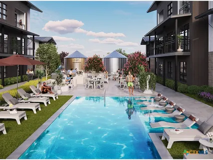 a view of pool table and chairs in patio